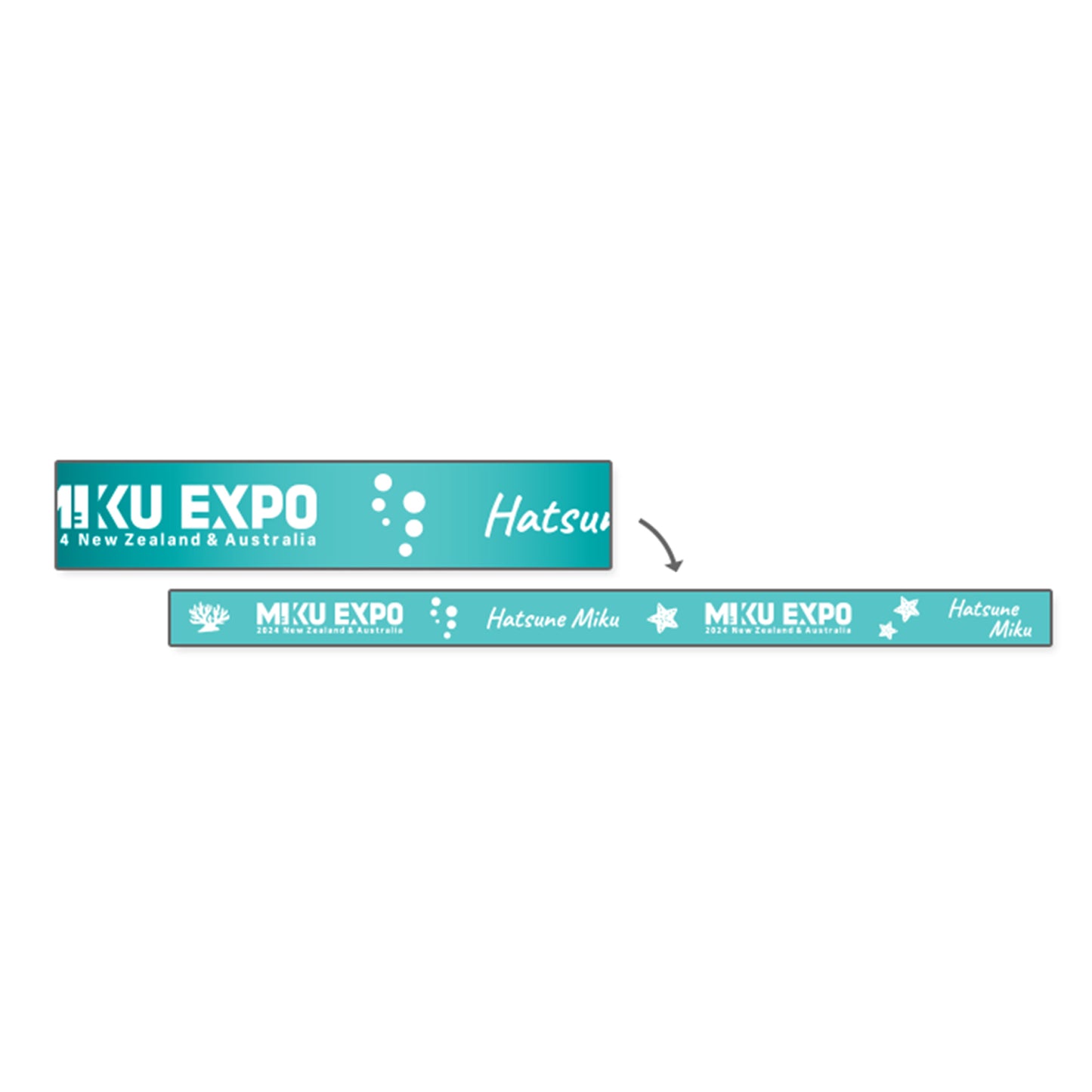 MIKU EXPO 2024 New Zealand & Australia Wristband (6 types)