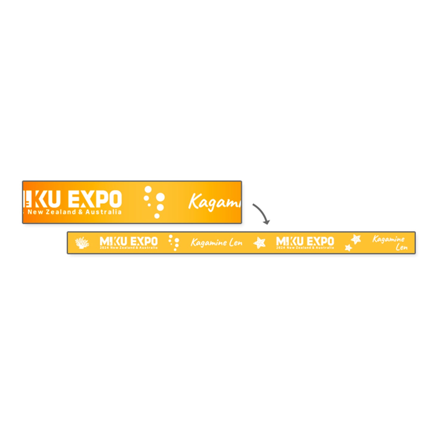 MIKU EXPO 2024 New Zealand & Australia Wristband (6 types)