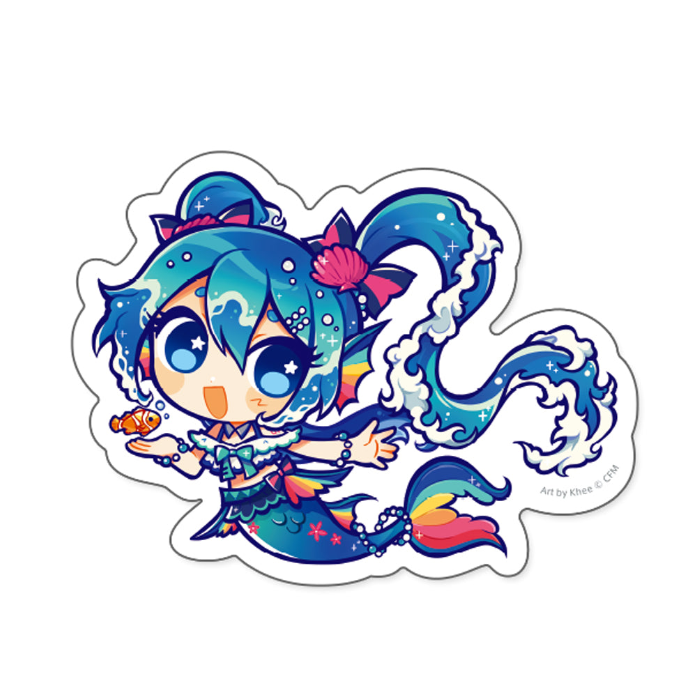 Melody/Coral/Splash Die-cut Sticker (3 types)