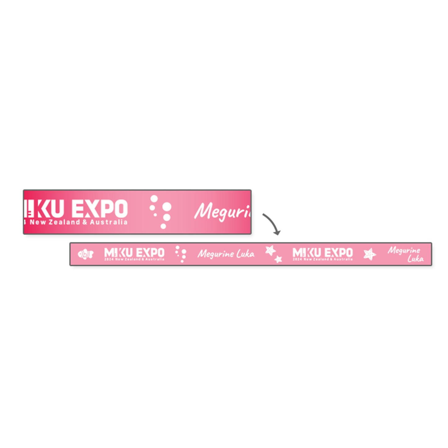 MIKU EXPO 2024 New Zealand & Australia Wristband (6 types)