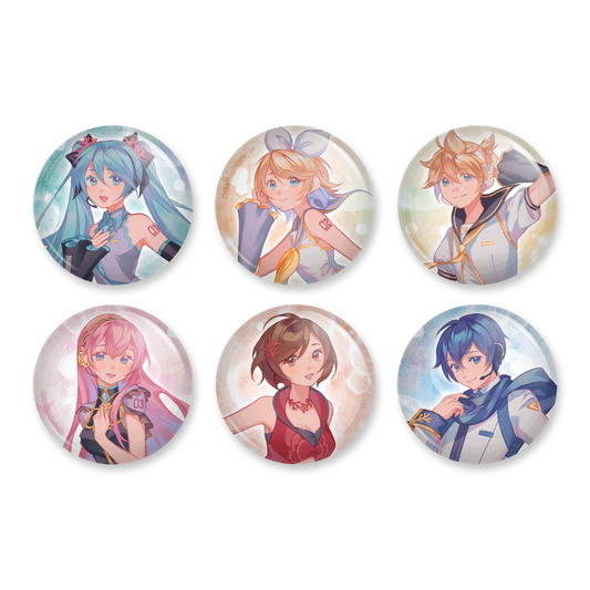 Coral Button Badge (6 types)