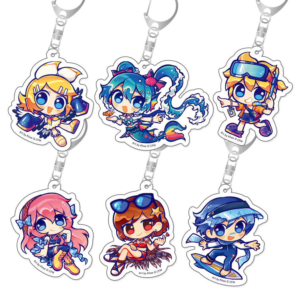 Splash Keychain (6 types)