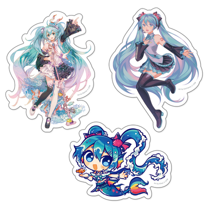 Melody/Coral/Splash Die-cut Sticker (3 types)